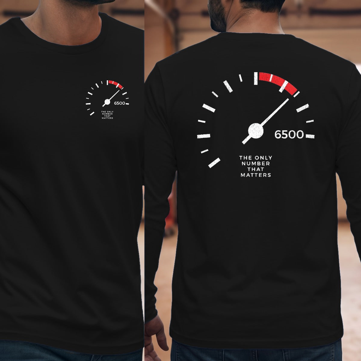 Black | Left Chest + Back