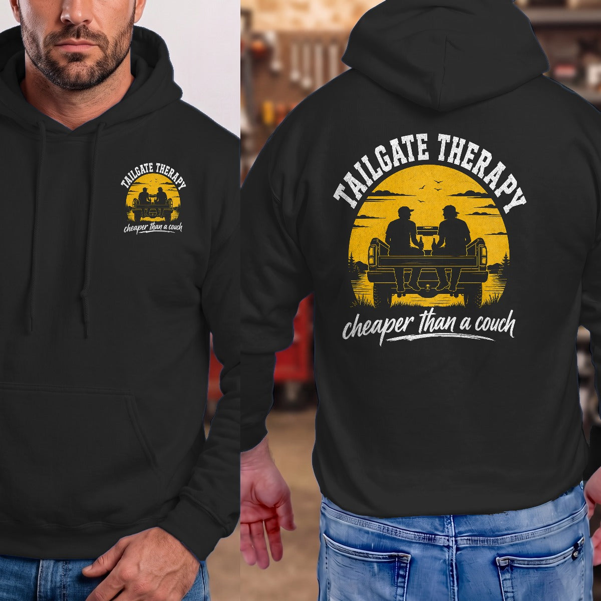 Black | Front & Back