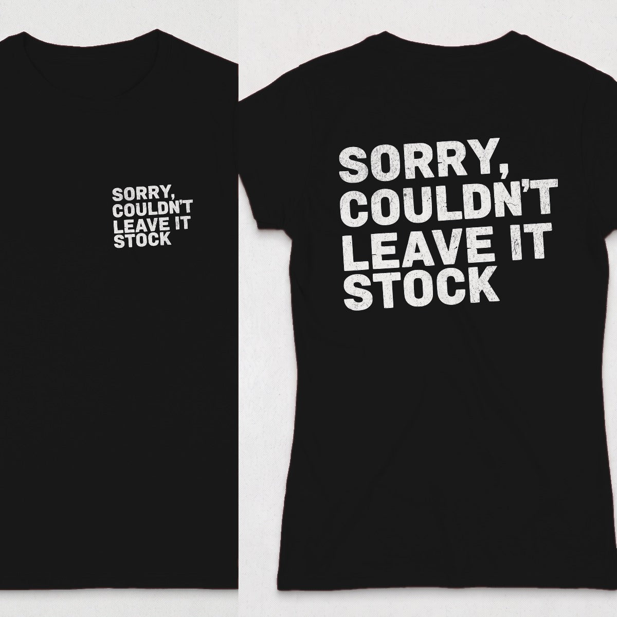 Black | Front & Back