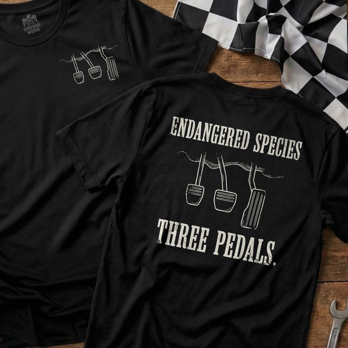 Black | Left Chest + Back