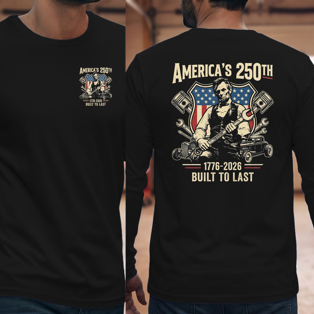 Black | Left Chest + Back