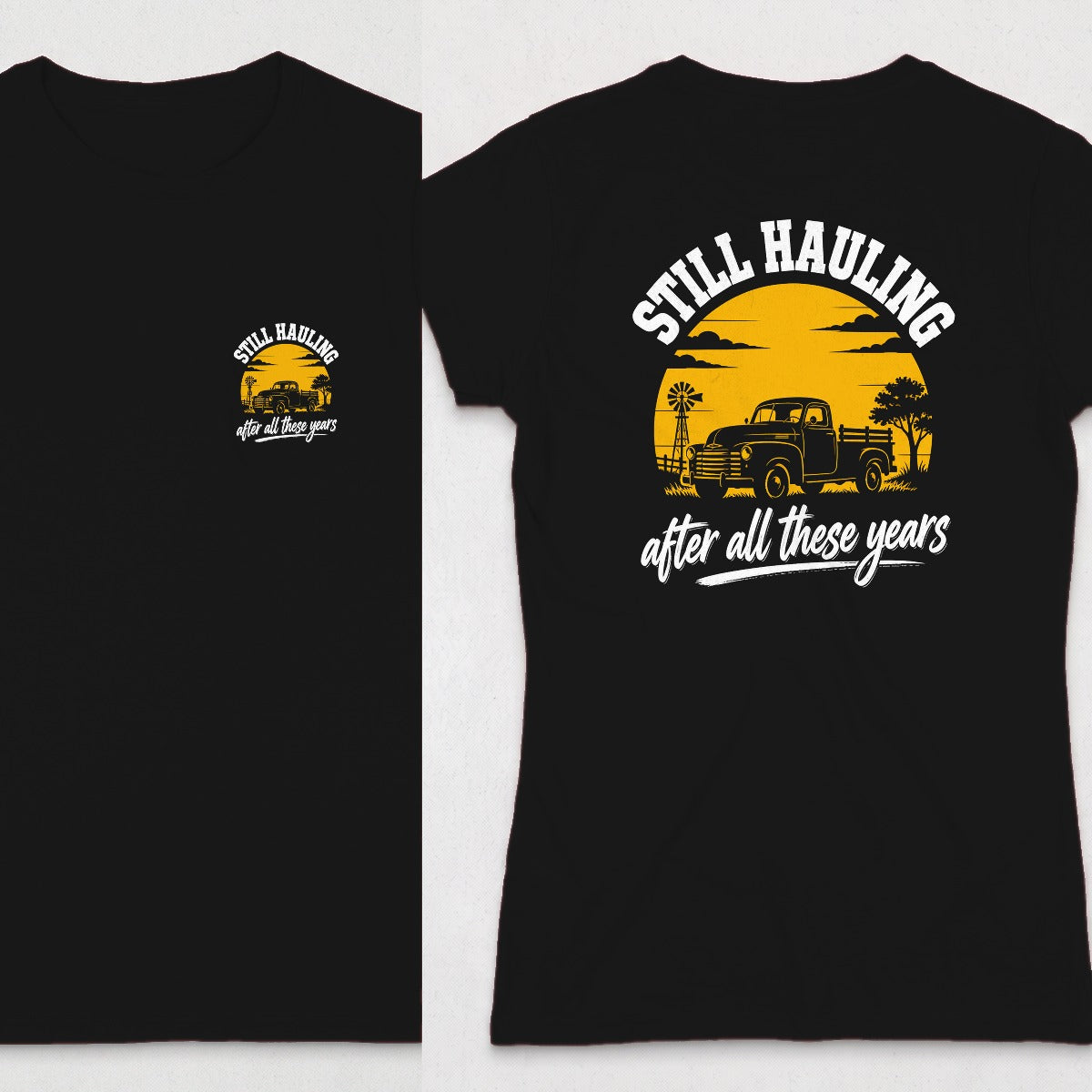 Black | Front & Back