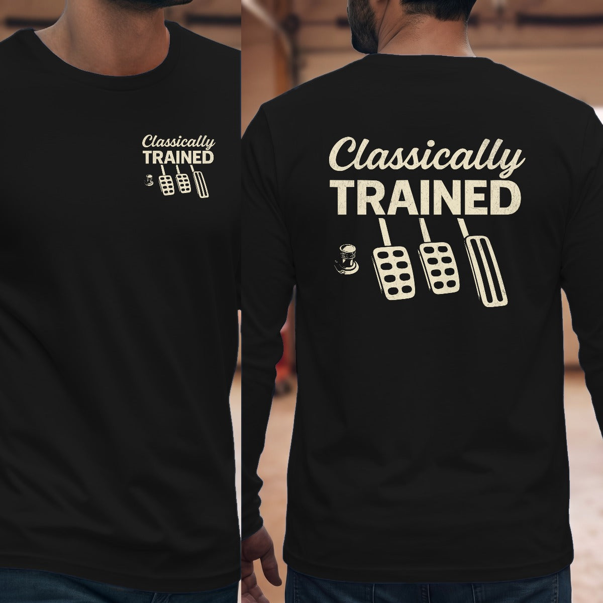Black | Left Chest + Back