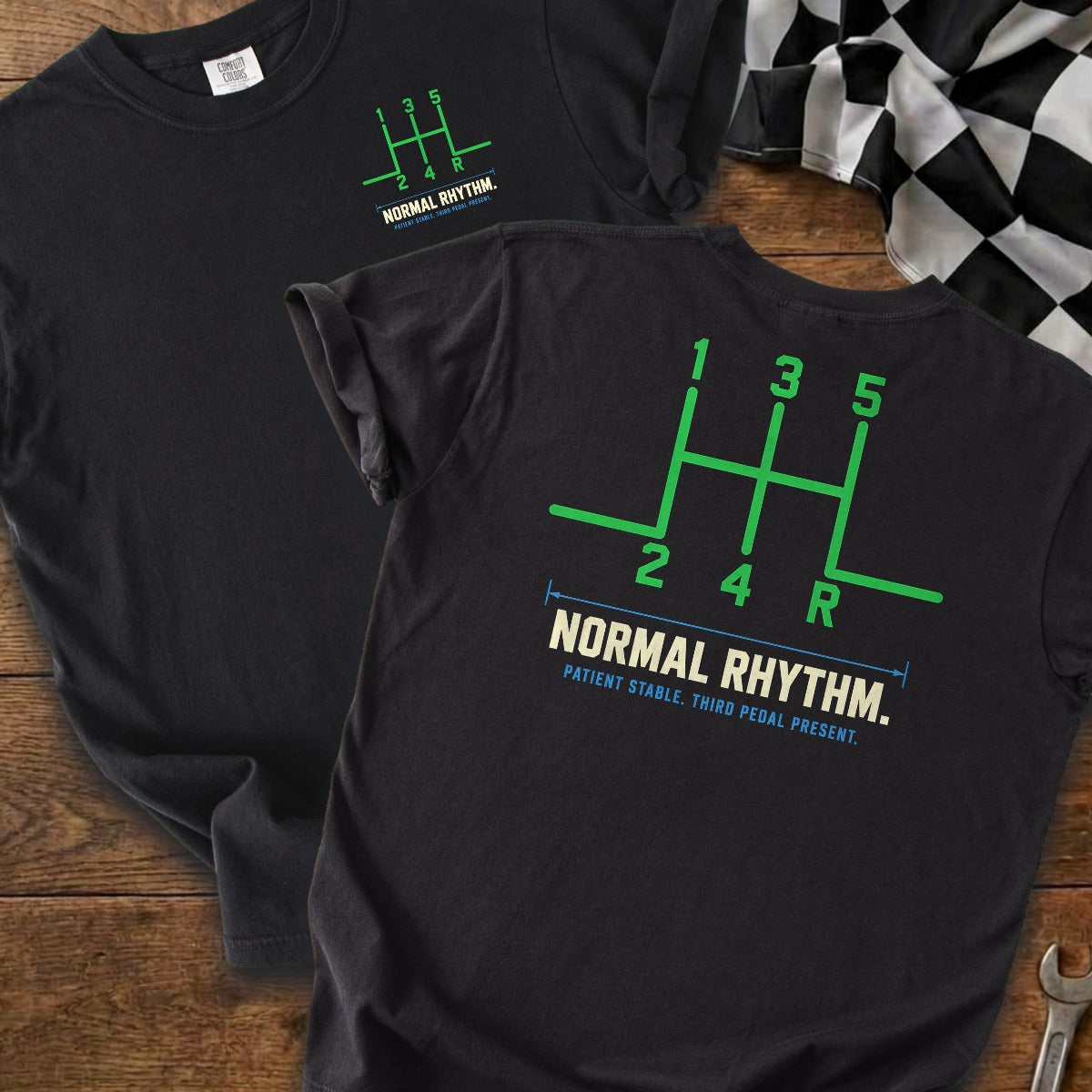 Black | Front & Back