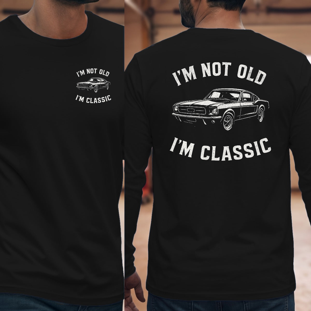Black | Left Chest + Back