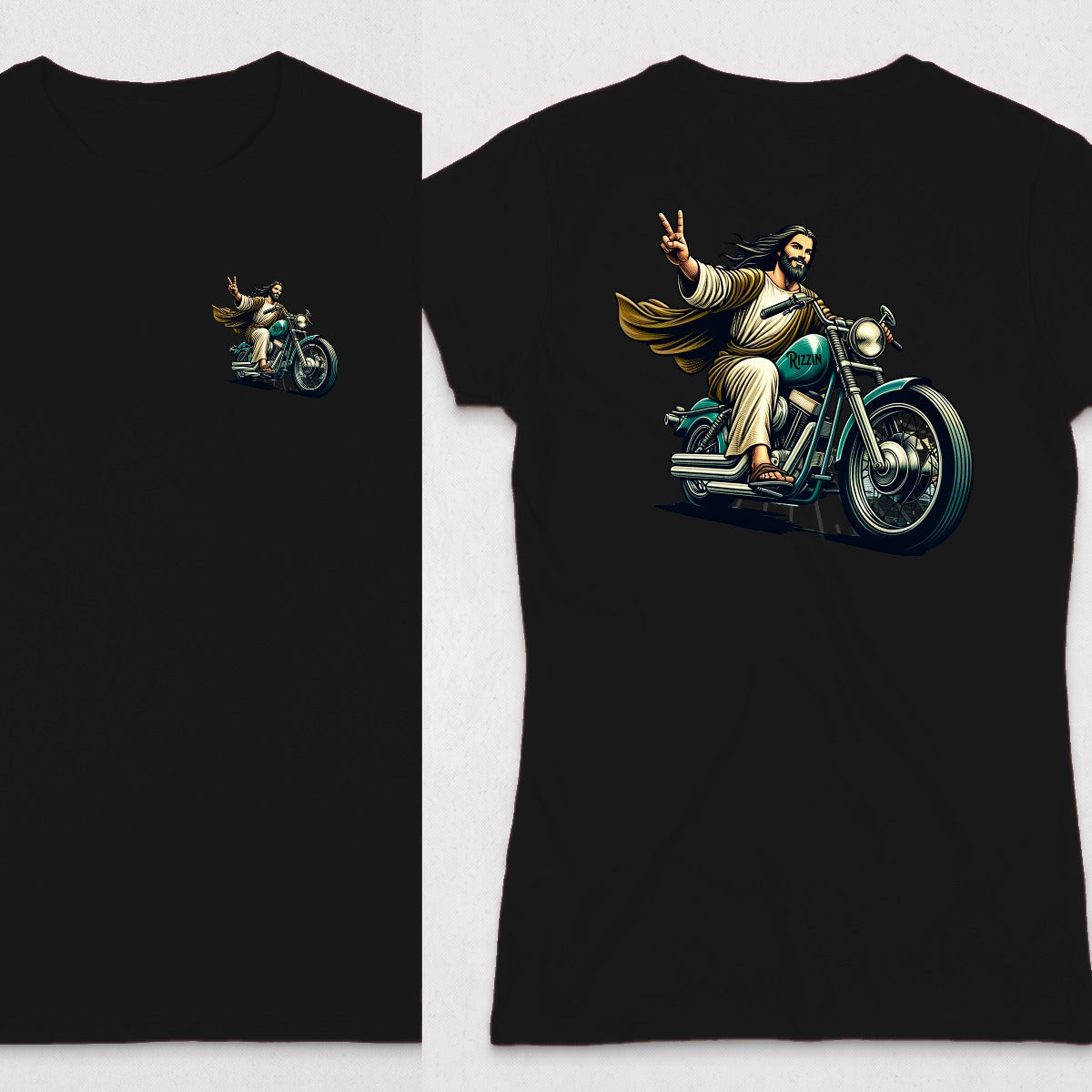 Black | Left Chest + Back