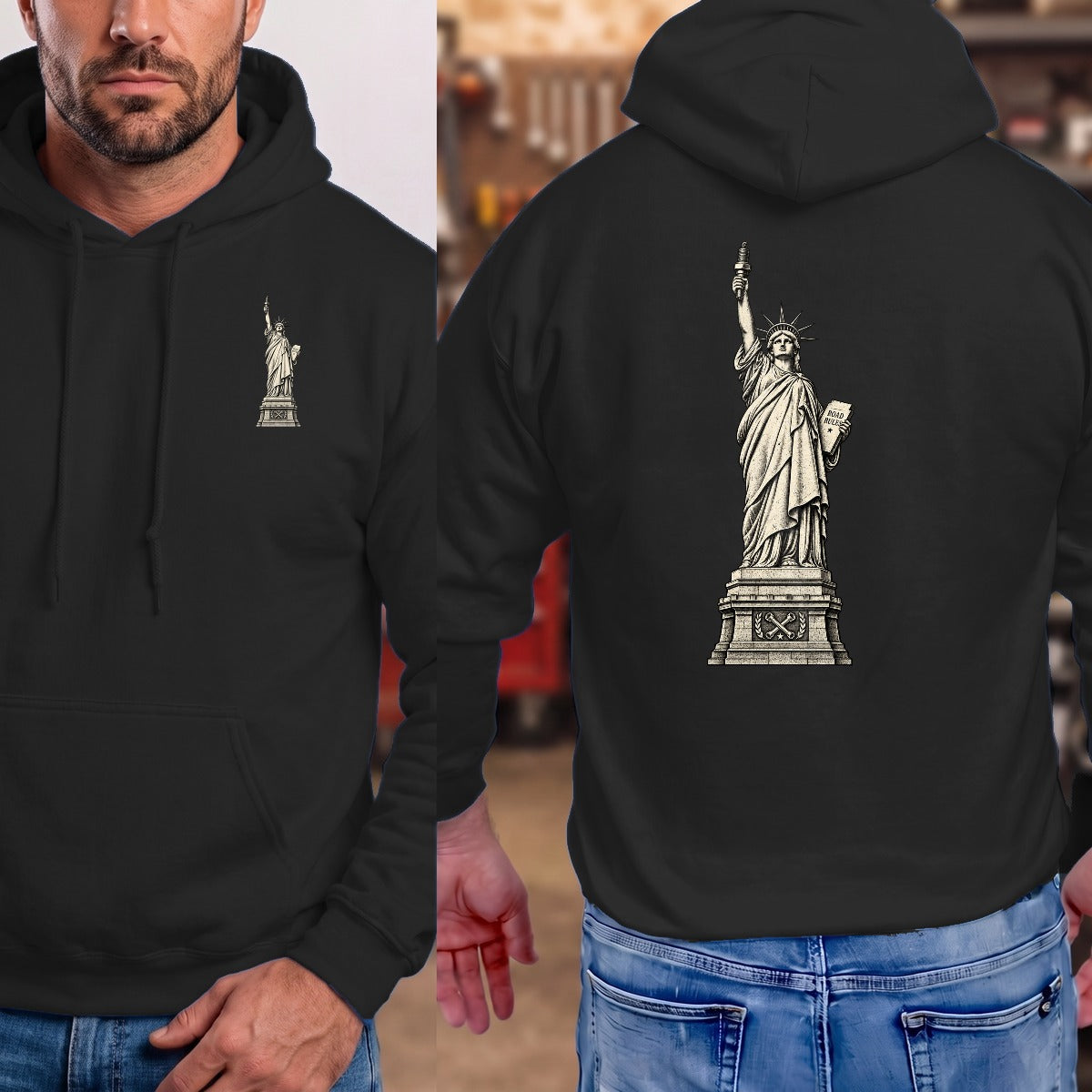 Black | Front & Back