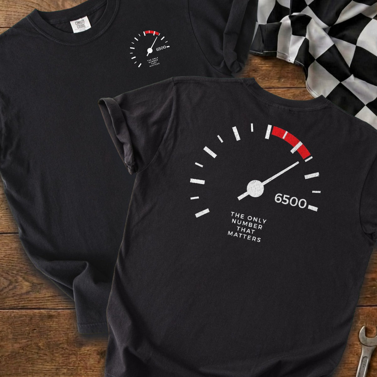 Black | Left Chest + Back