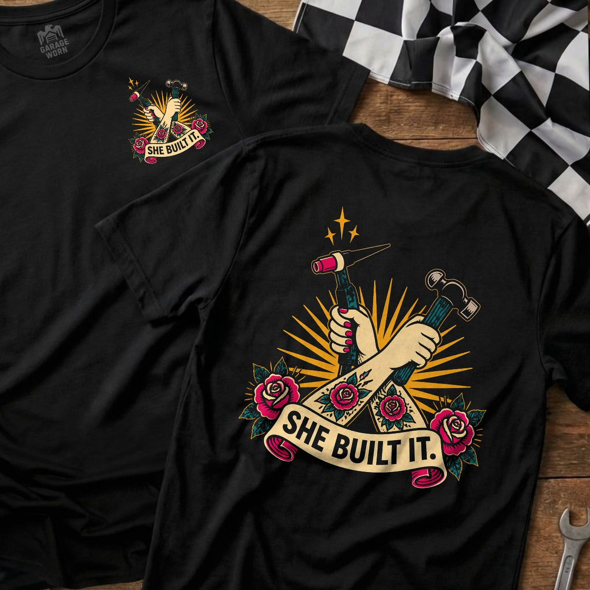 Black | Front & Back