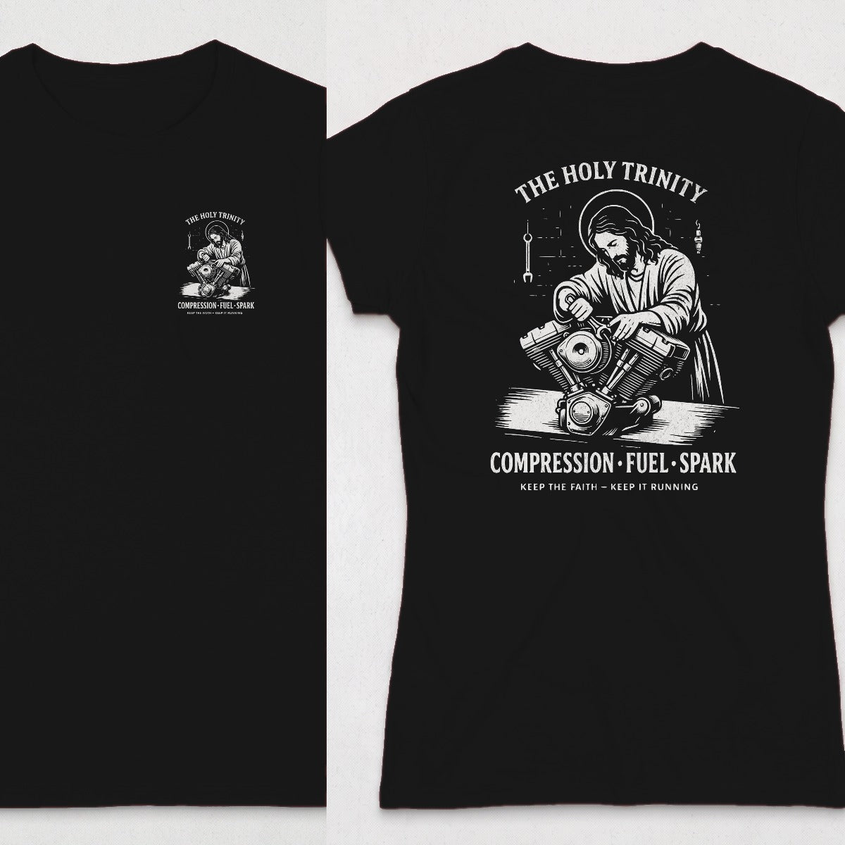 Black | Left Chest + Back
