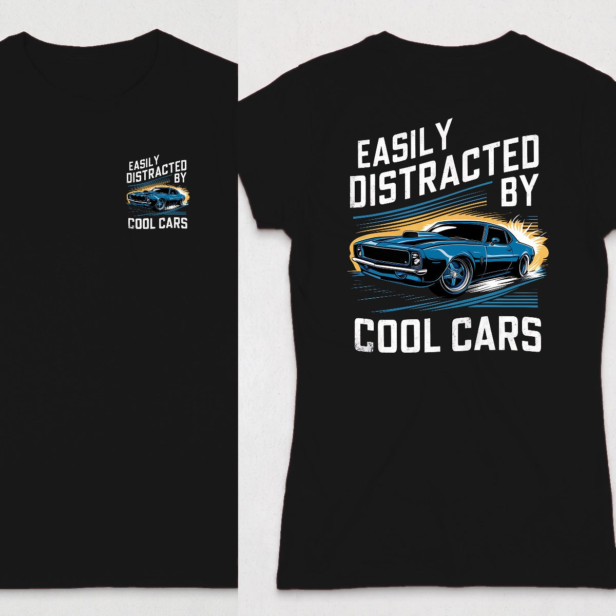 Black | Left Chest + Back