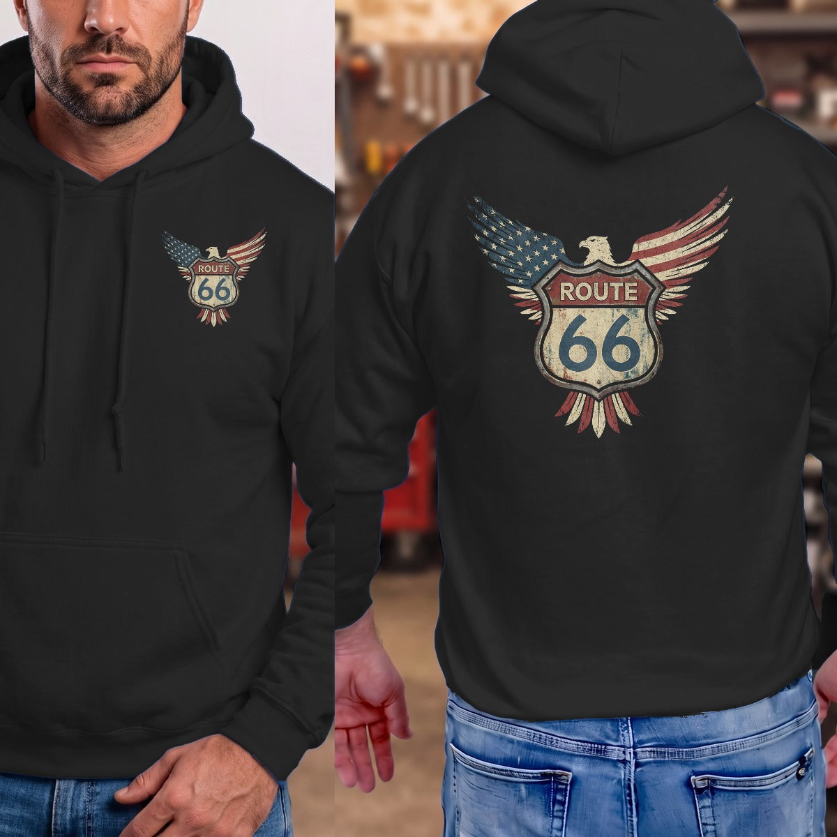 Black | Front & Back