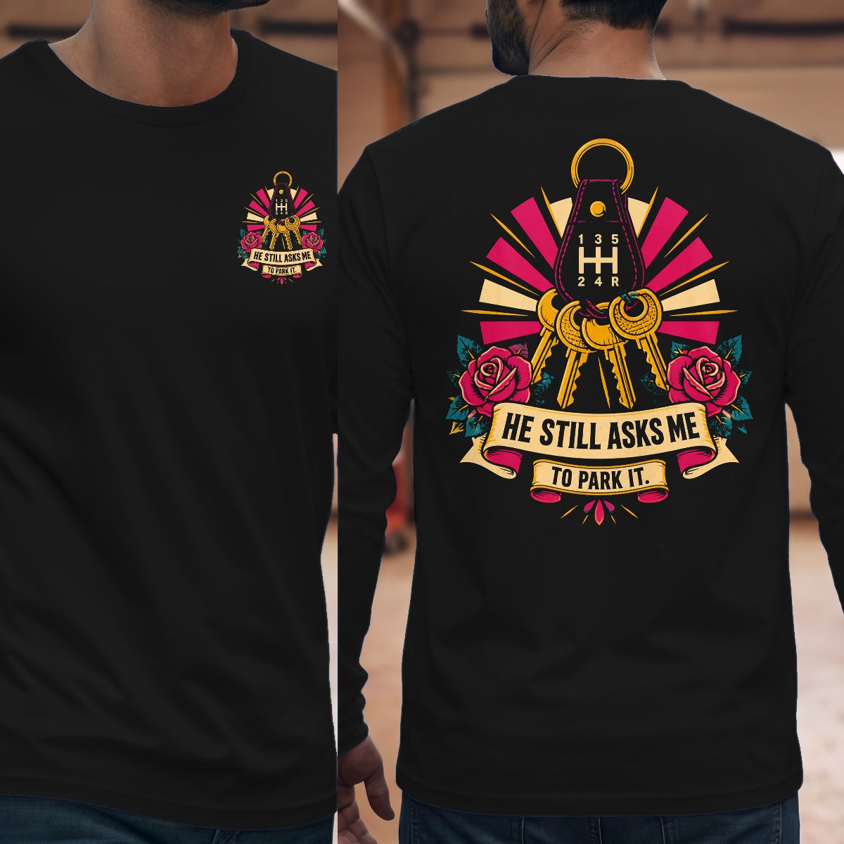 Black | Front & Back
