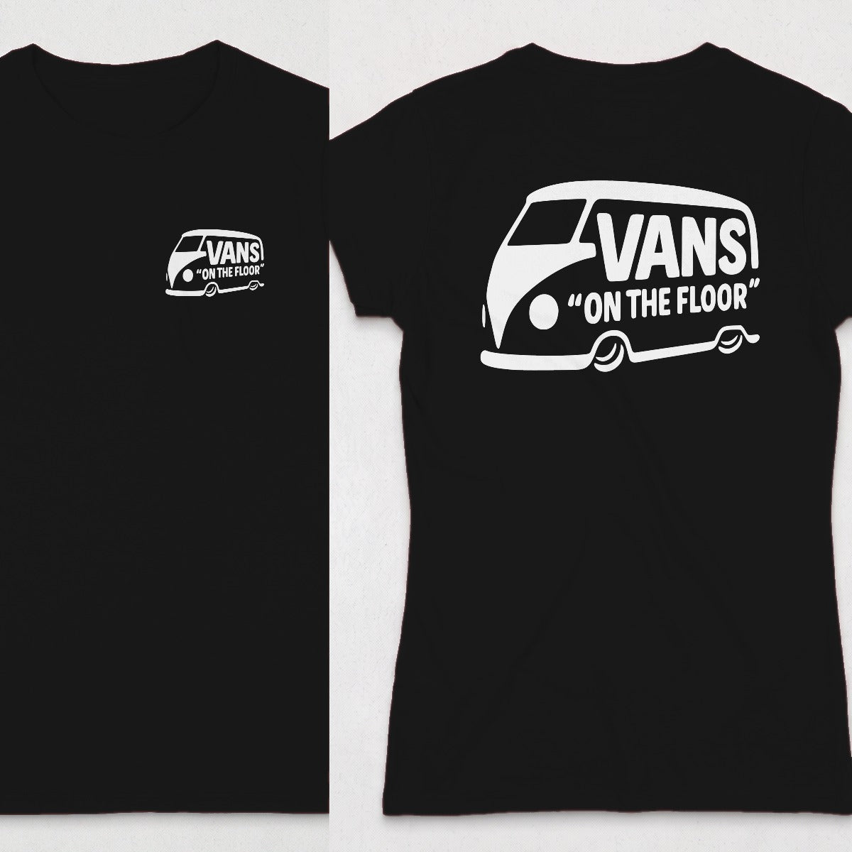 Black | Left Chest + Back