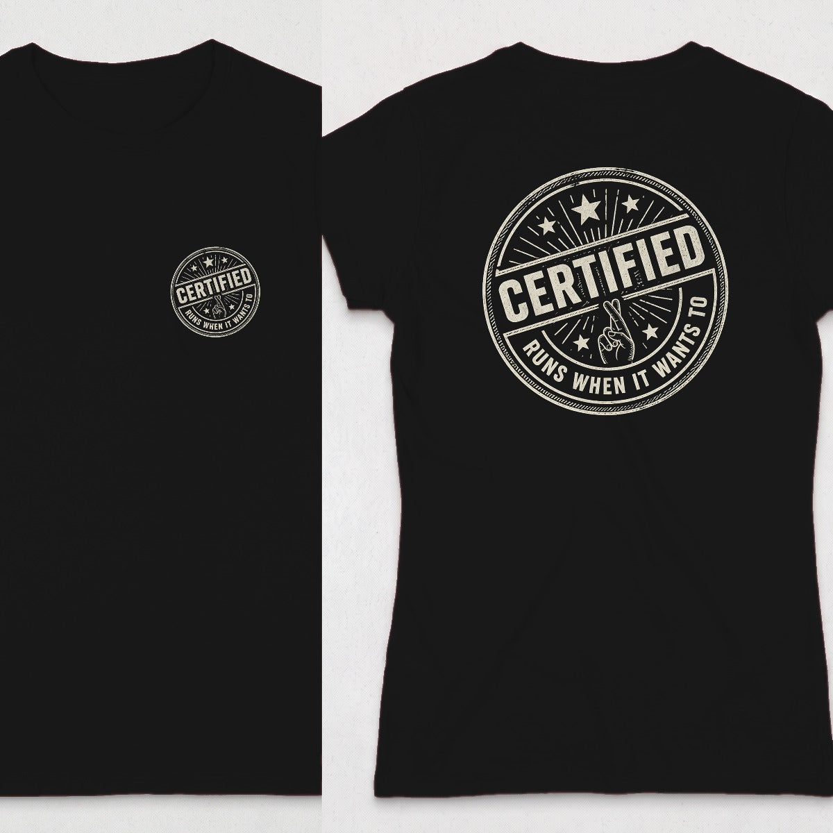 Black | Front & Back