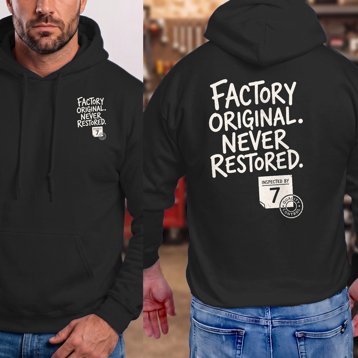 Black | Left Chest + Back