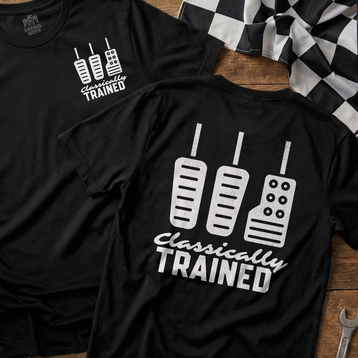 Black | Left Chest + Back