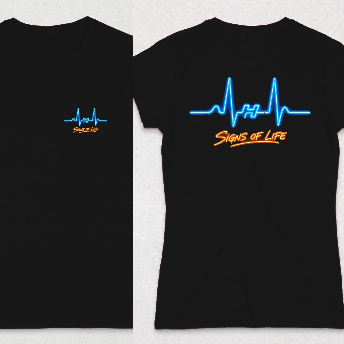 Black | Left Chest + Back