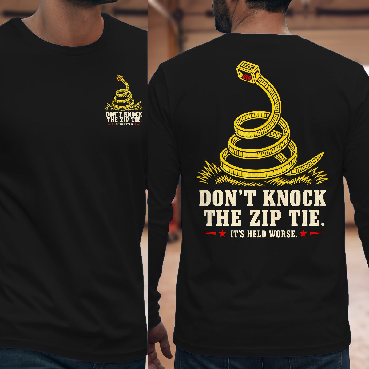 Black | Front & Back