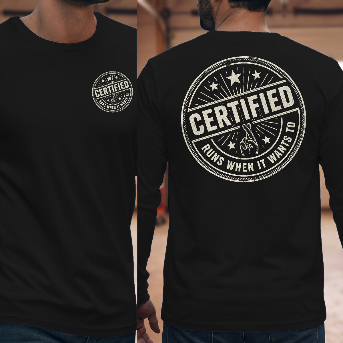 Black | Front & Back