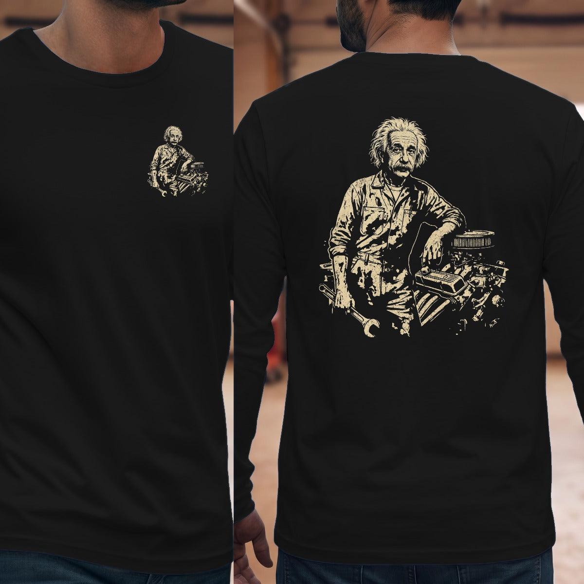 Black | Left Chest + Back