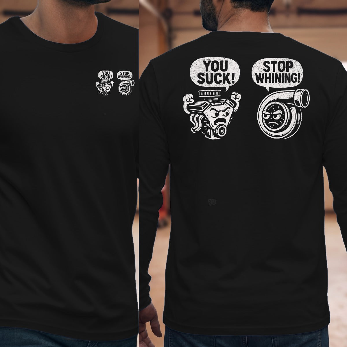 Black | Front & Back