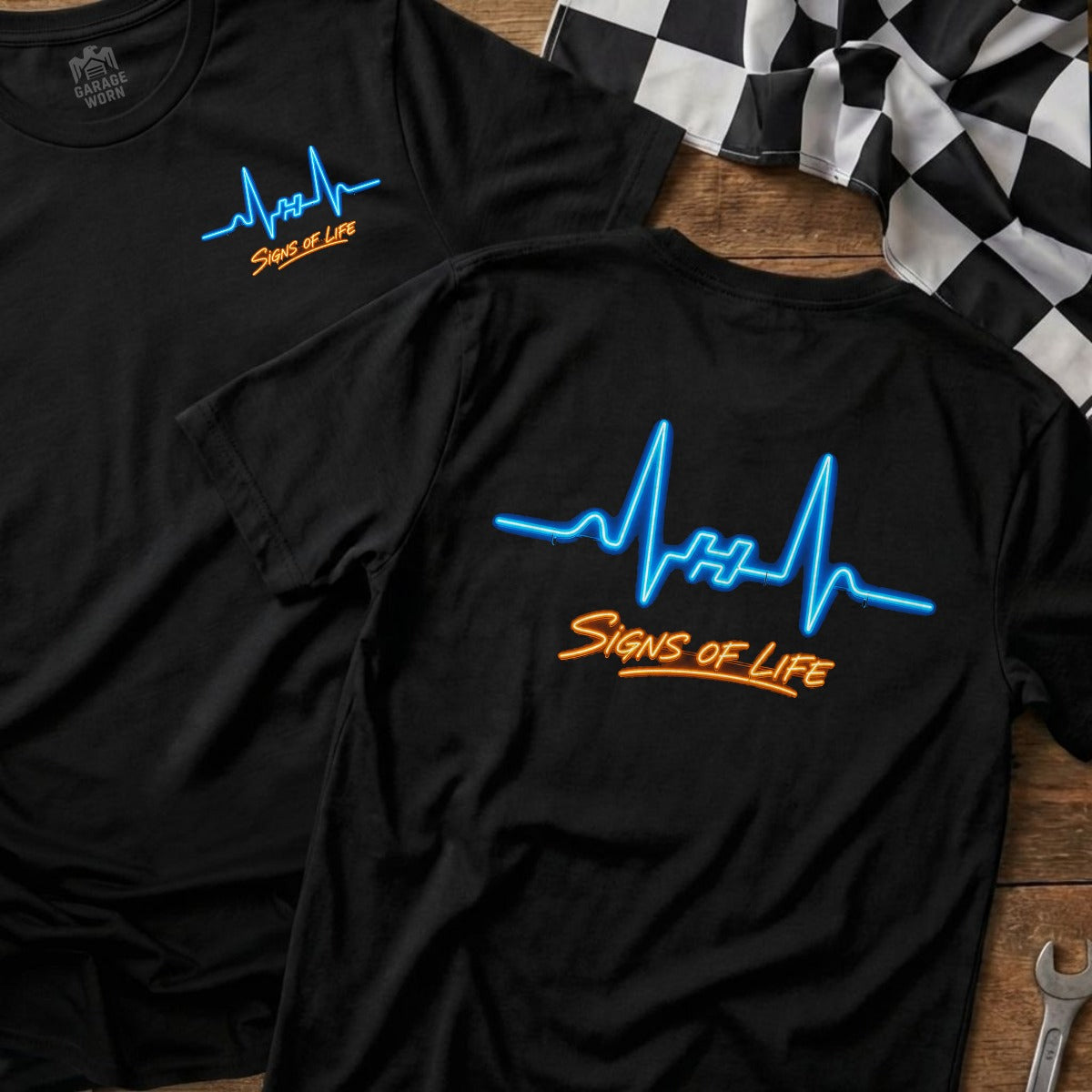 Black | Left Chest + Back