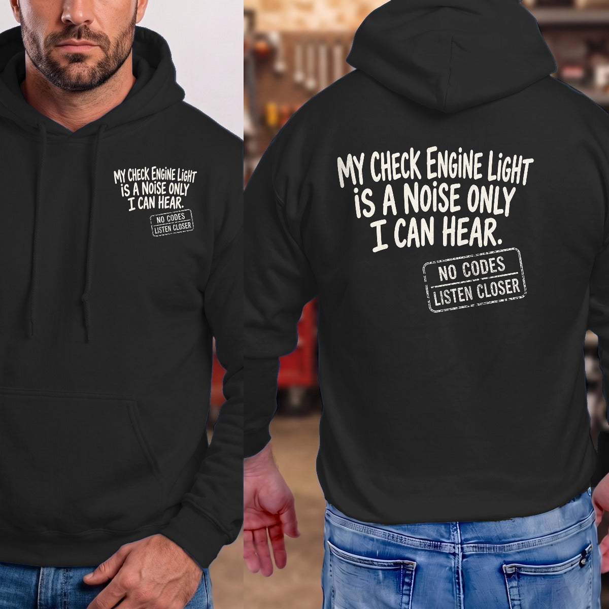 Black | Left Chest + Back