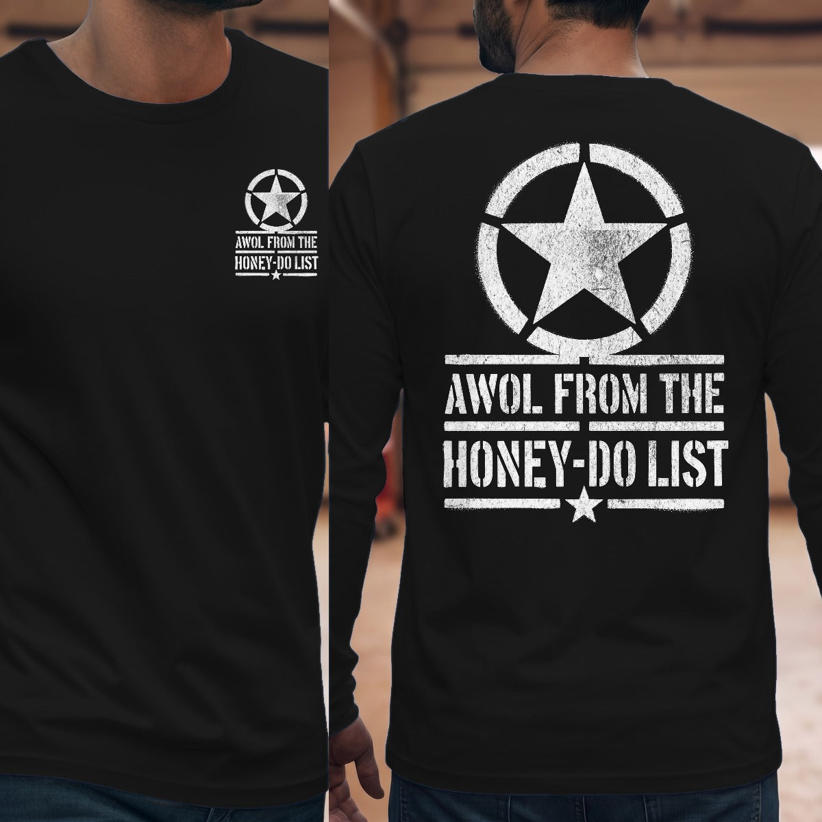 Black | Front & Back