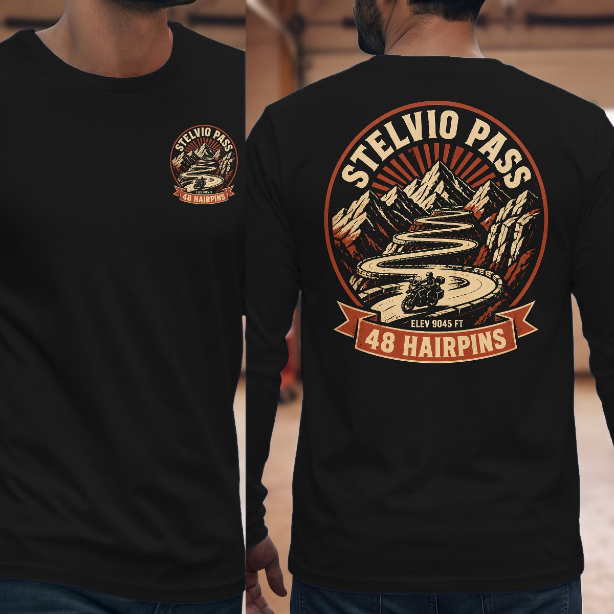 Black | Front & Back