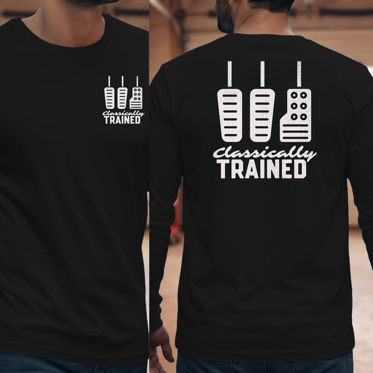 Black | Left Chest + Back