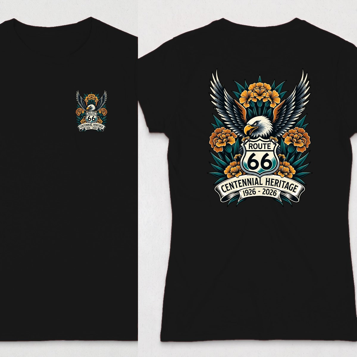 Black | Left Chest + Back