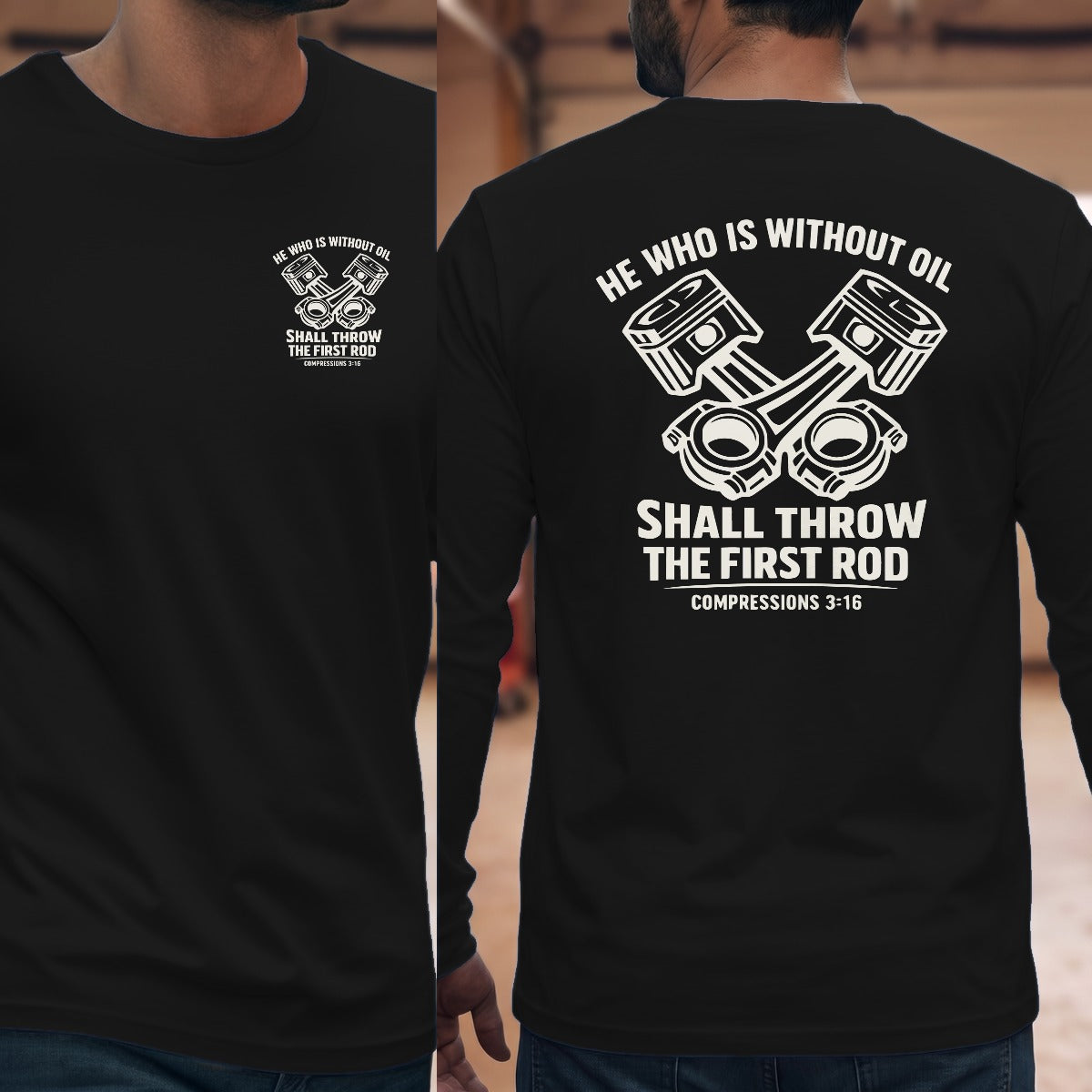 Black | Left Chest + Back