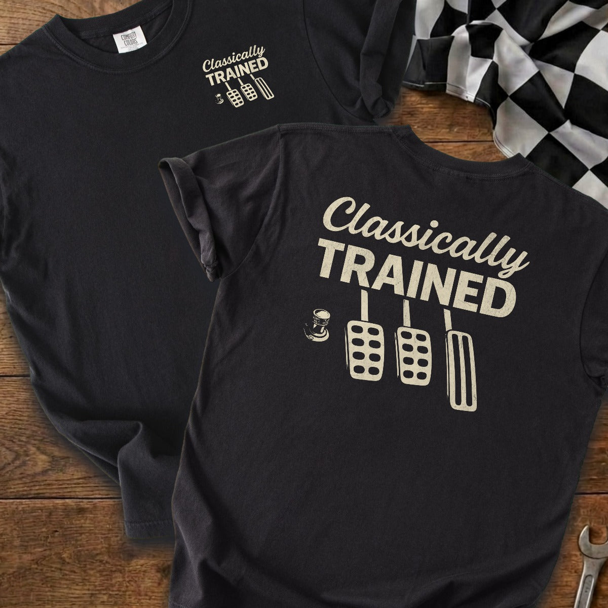 Black | Left Chest + Back