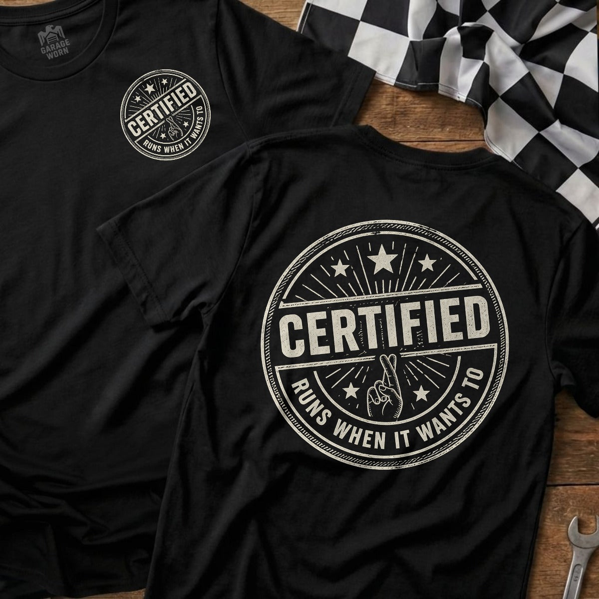 Black | Front & Back