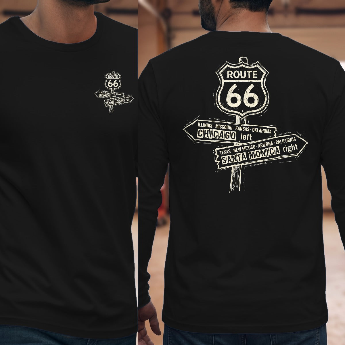 Black | Front & Back