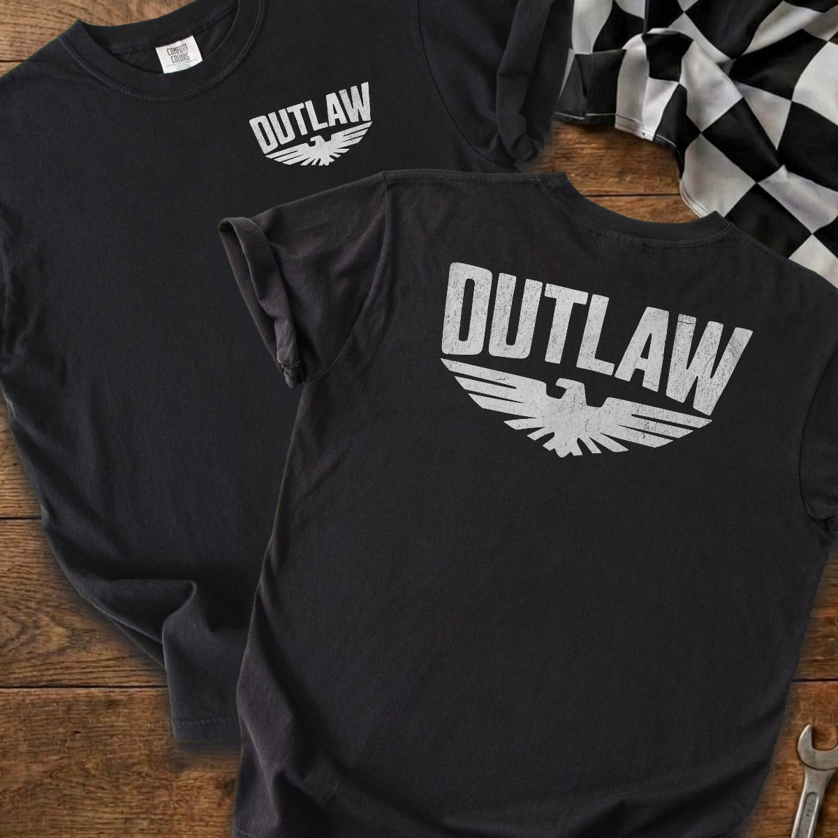 Black | Left Chest + Back