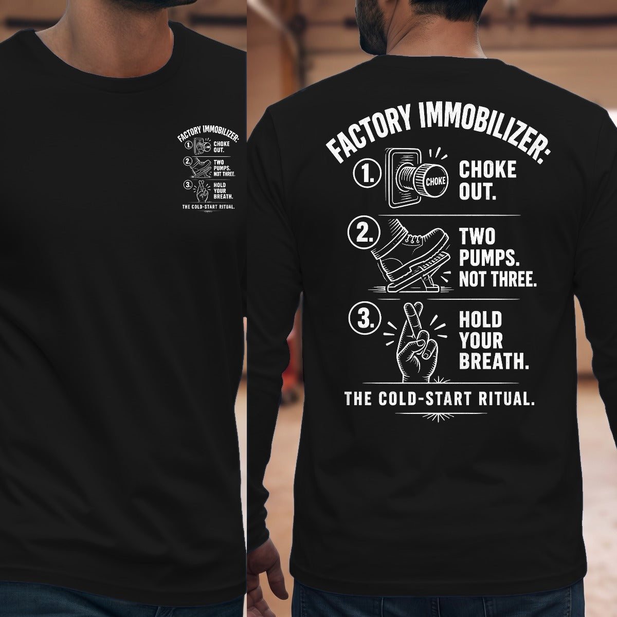 Black | Front & Back