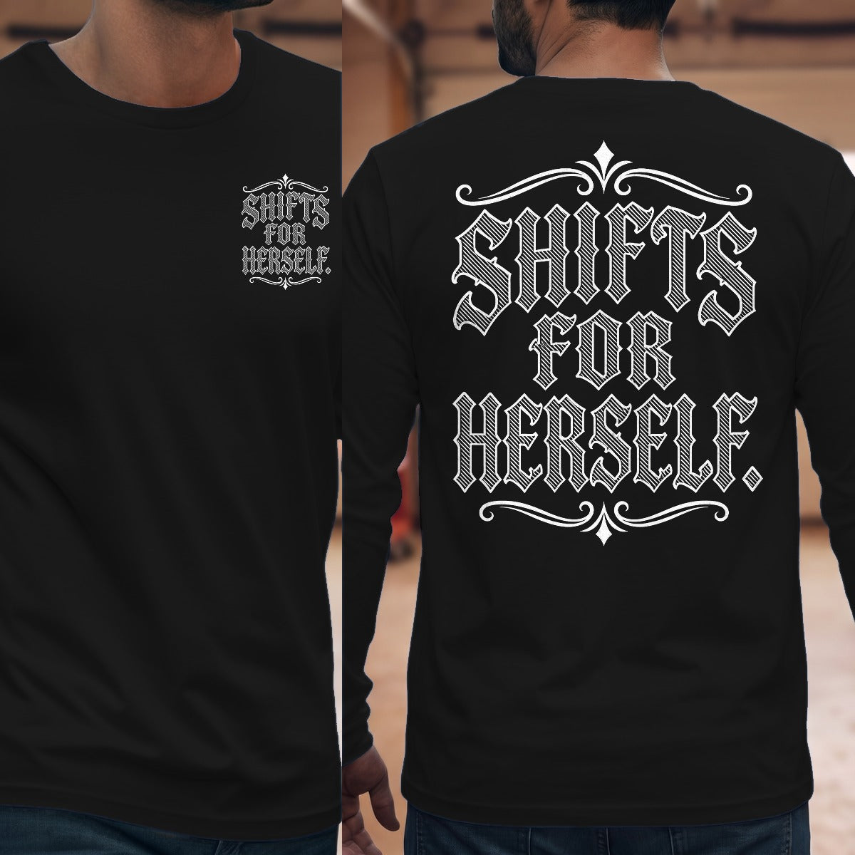 Black | Front & Back