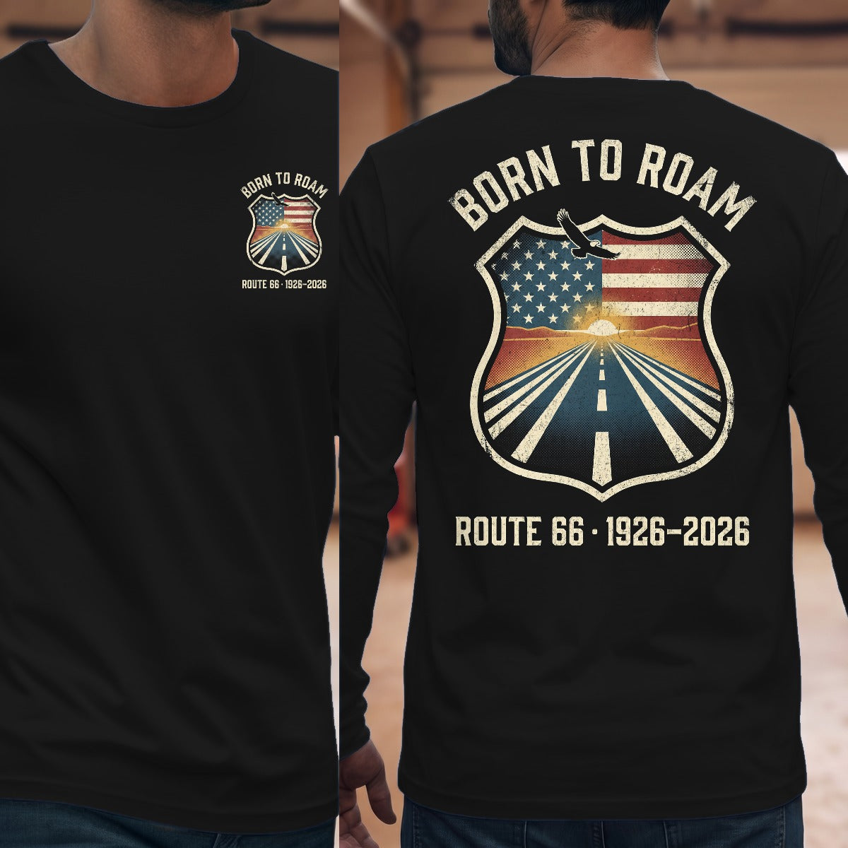 Black | Front & Back