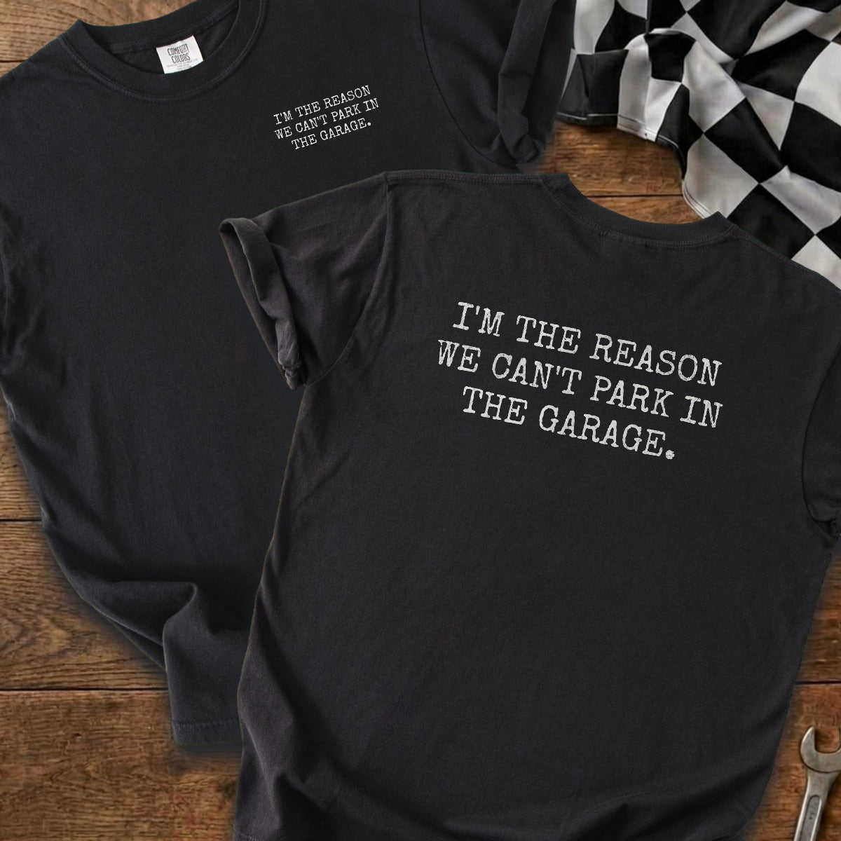 Black | Left Chest + Back