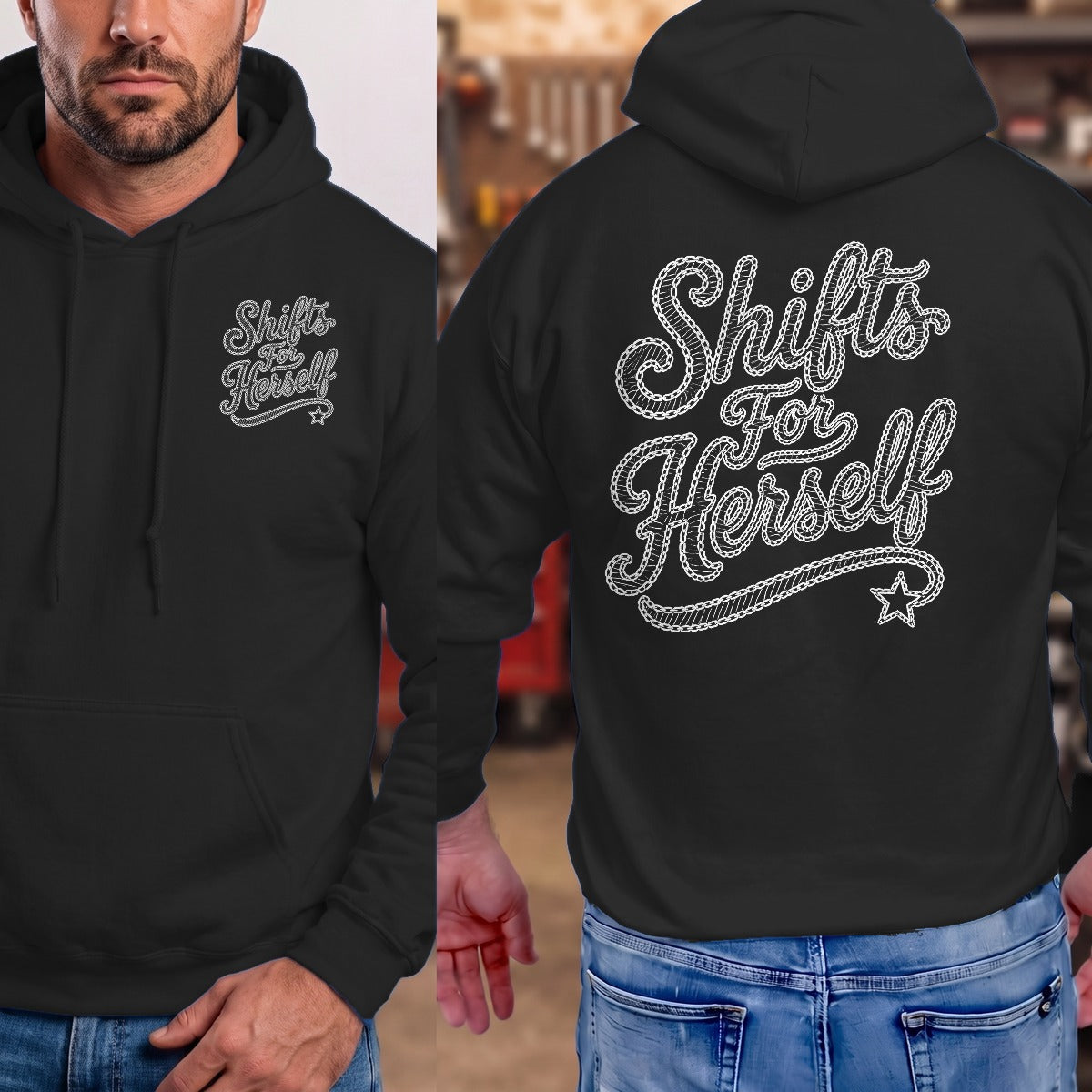 Black | Front & Back