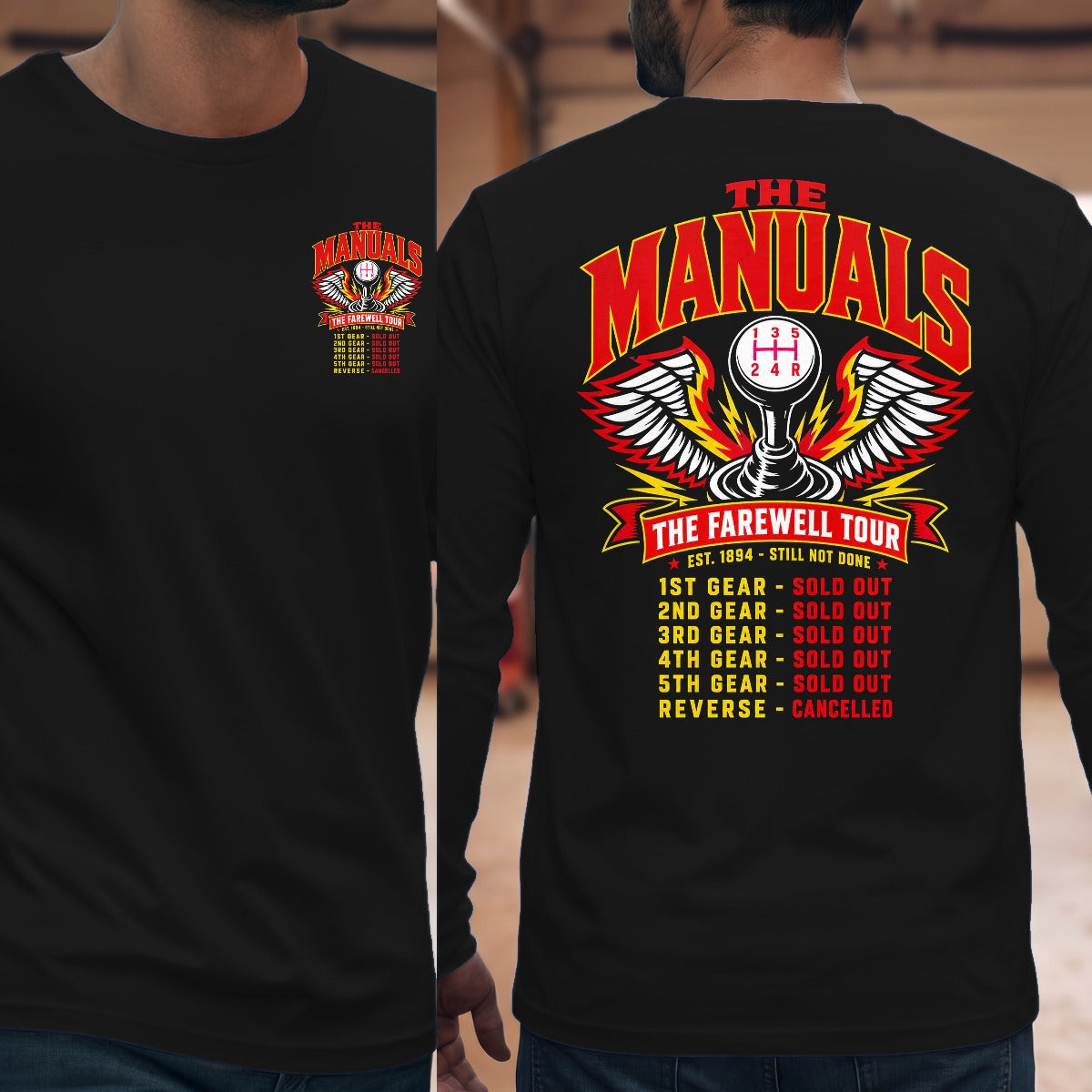 Black | Front & Back
