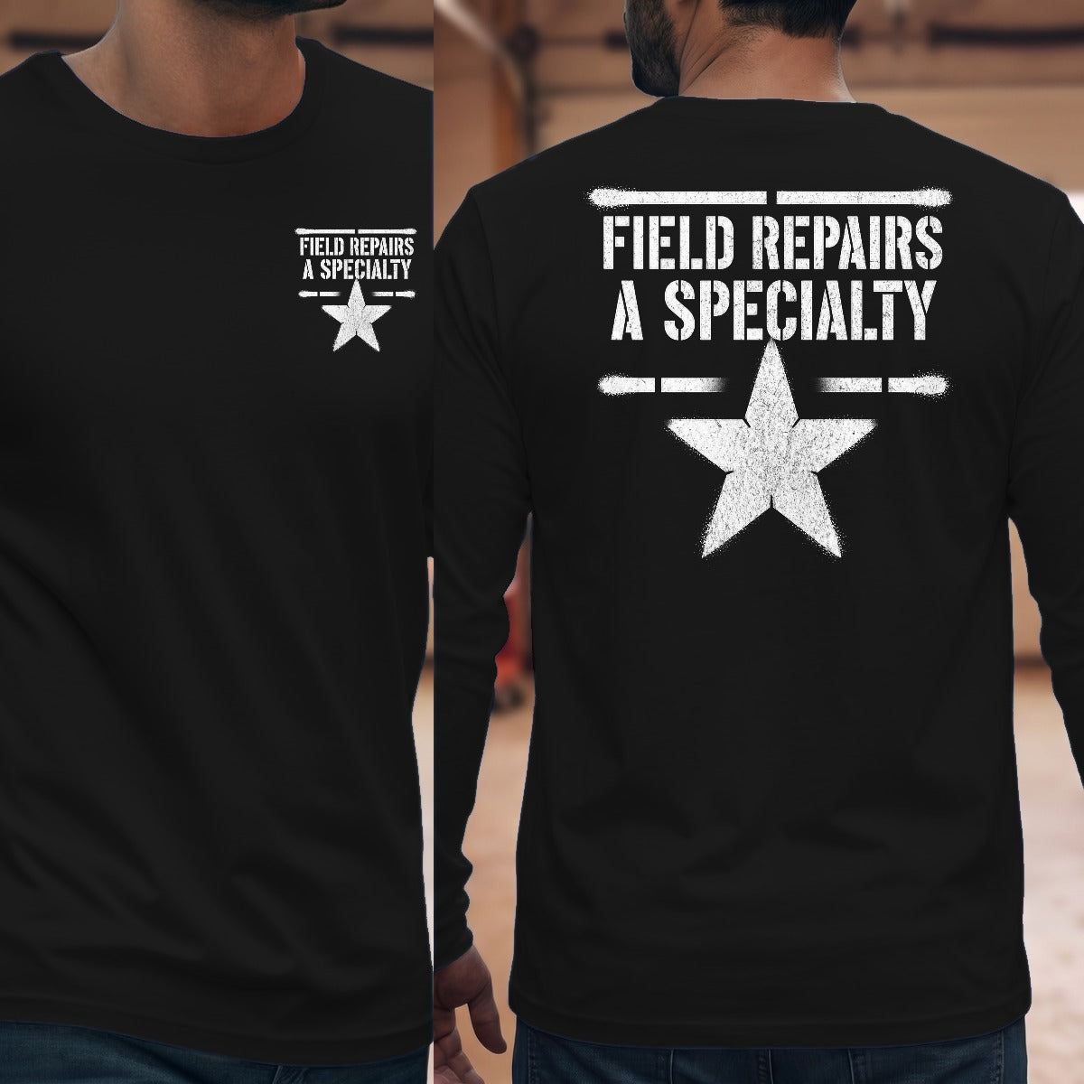 Black | Front & Back