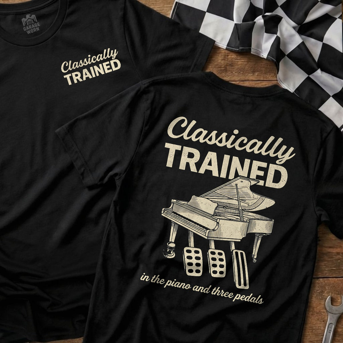 Black | Left Chest + Back