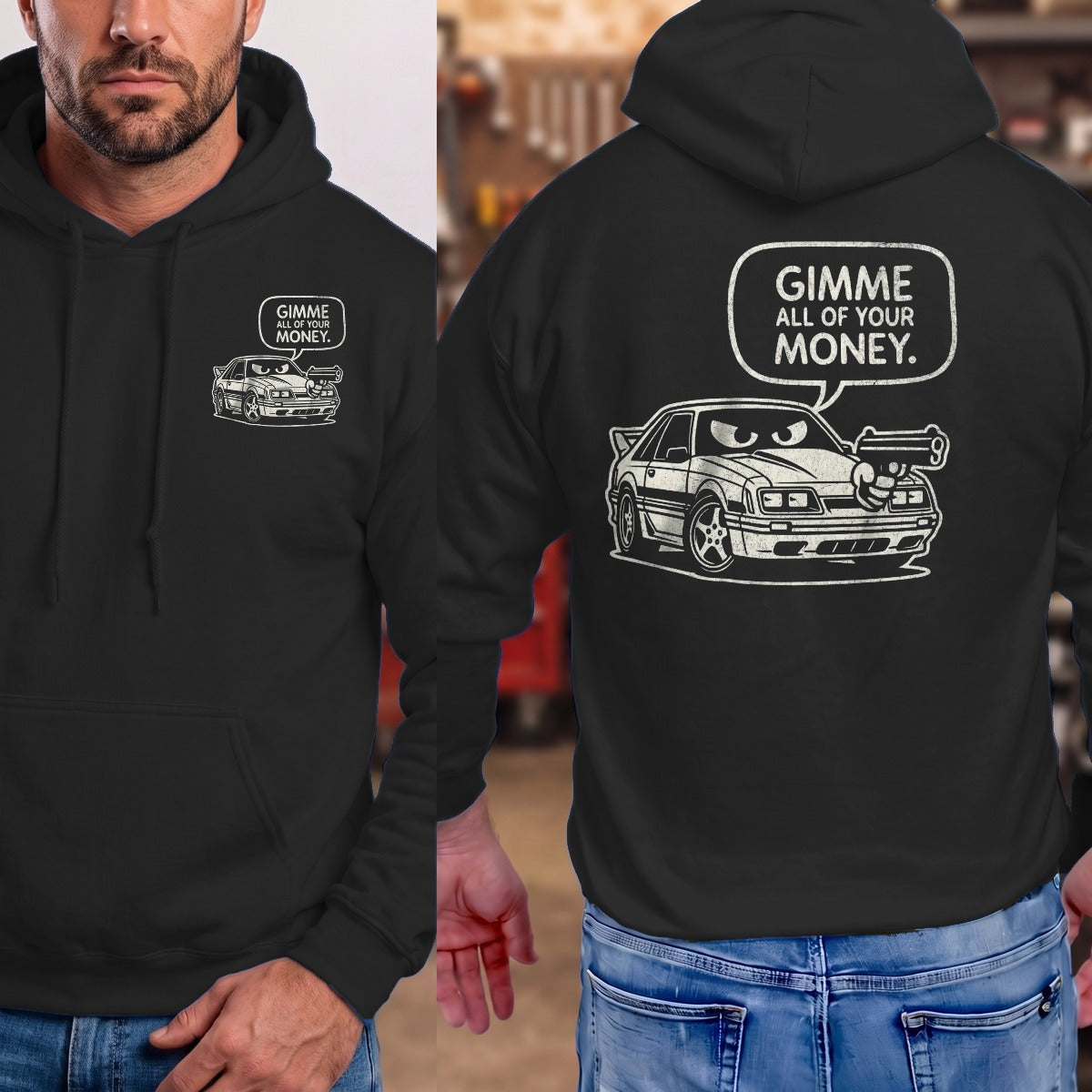 Black | Front & Back