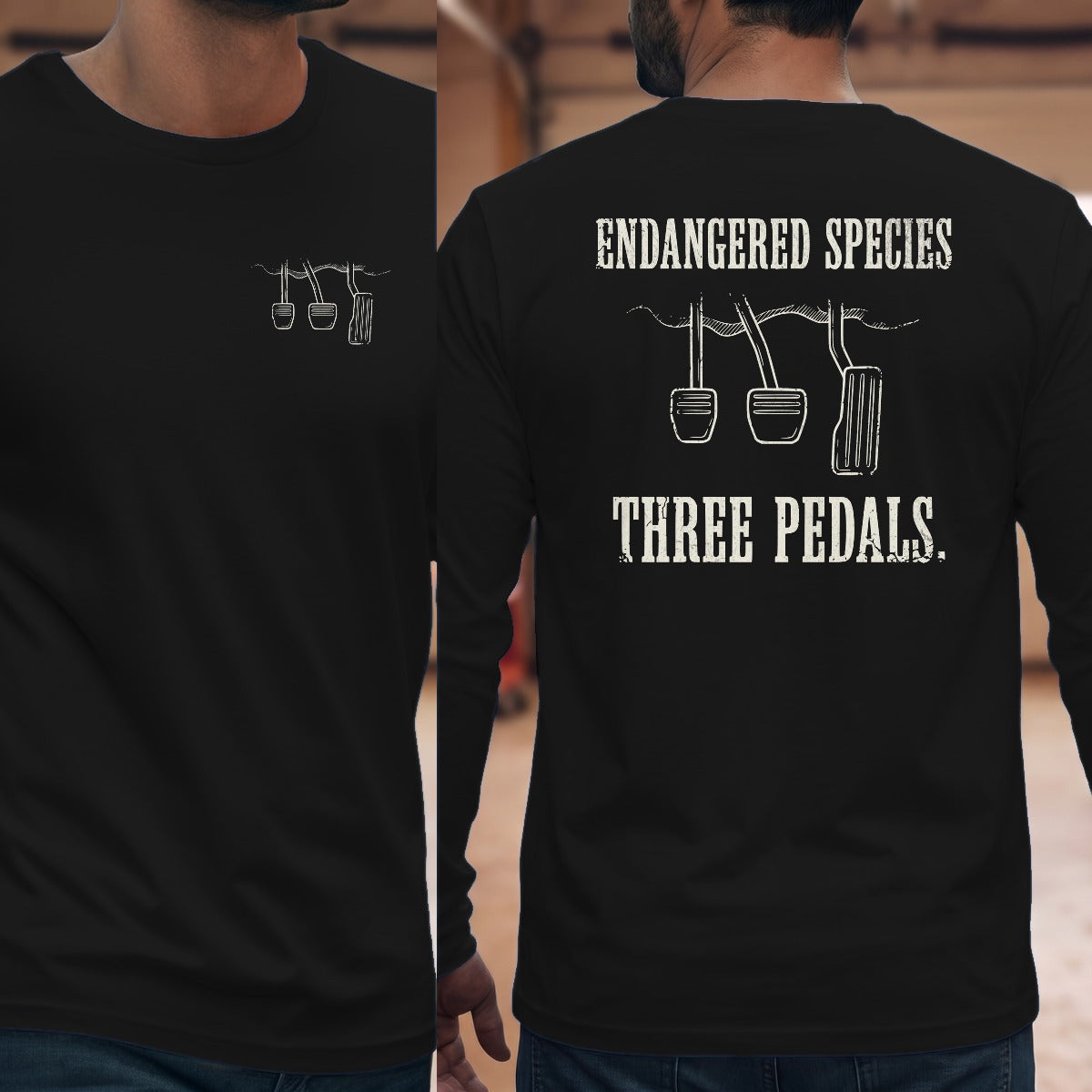 Black | Left Chest + Back