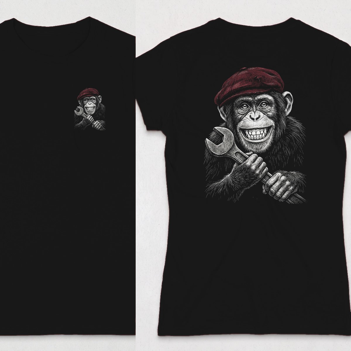 Black | Left Chest + Back