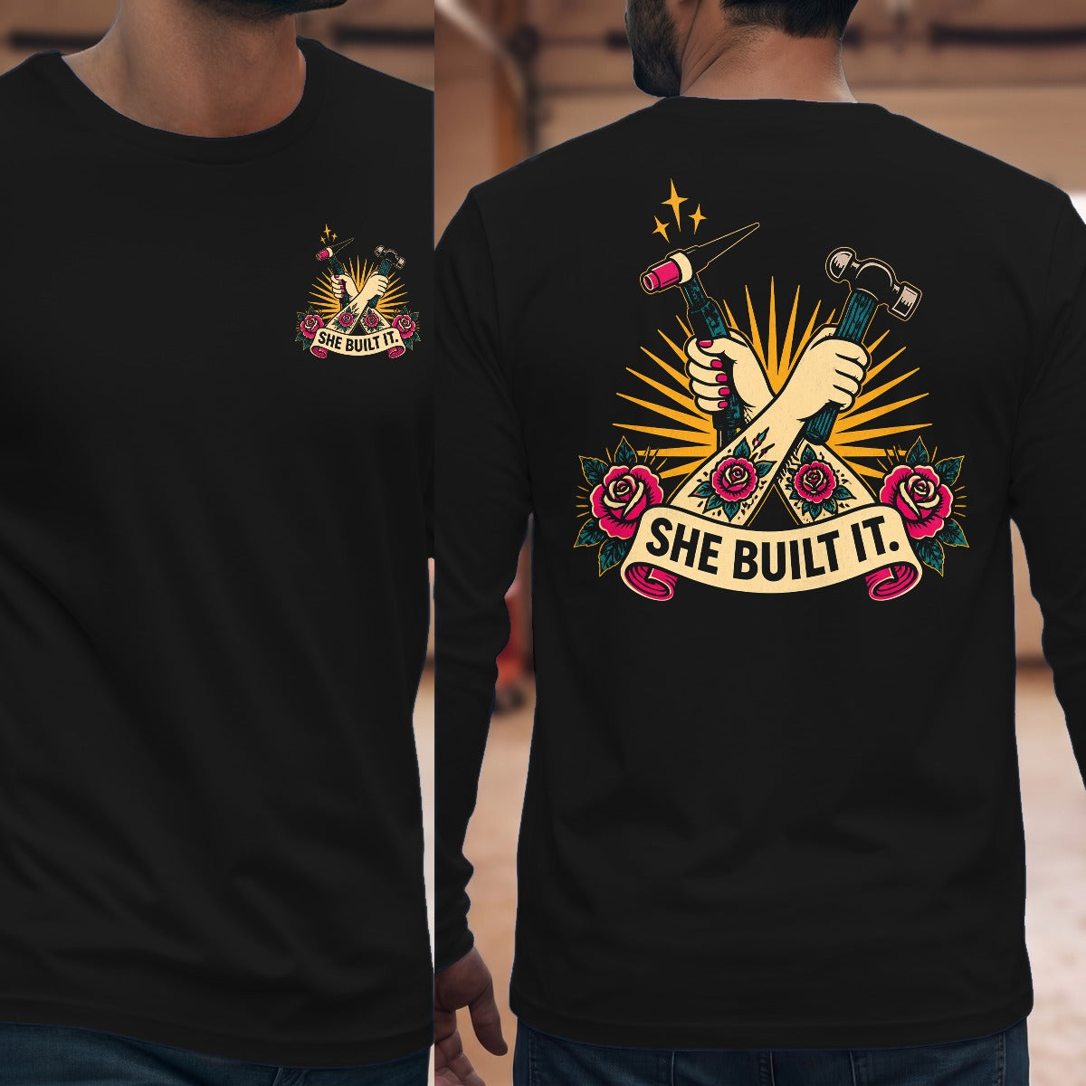 Black | Front & Back