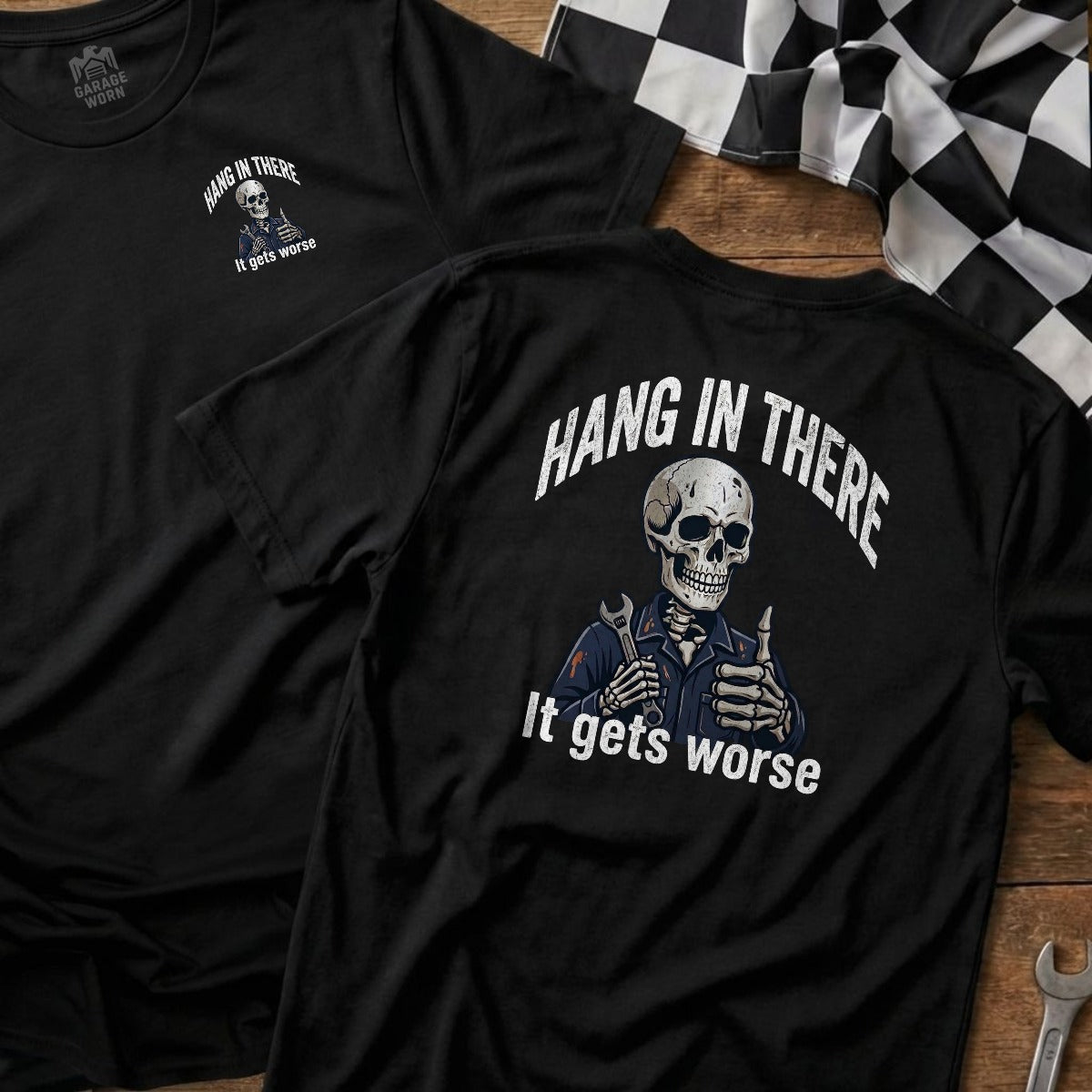 Black | Left Chest + Back